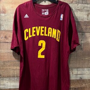 Kyrie Irving Cleveland Cavaliers short sleeve T-shirt Adidas men's XXL